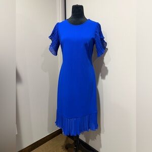 Glamour Blue Midi Dress
